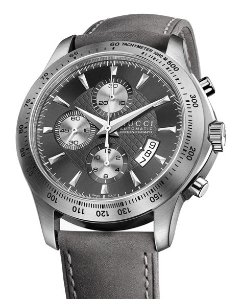 gucci men's g chronograph watch|gucci chronograph automatic open.